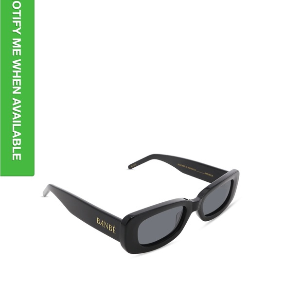 Trendy Thin black sunglasses - Picture 5 of 7